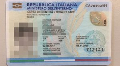 Facsimile carta identità elettronica