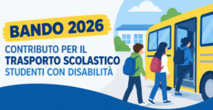 Contributo per trasporto scolastico studenti con disabilità