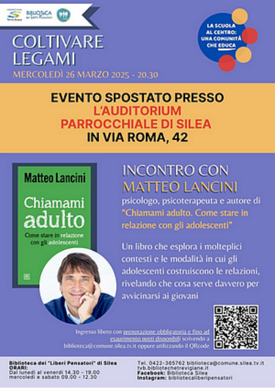 Incontro con Psicologo Lancini