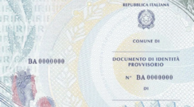 Documento di identità provvisorio