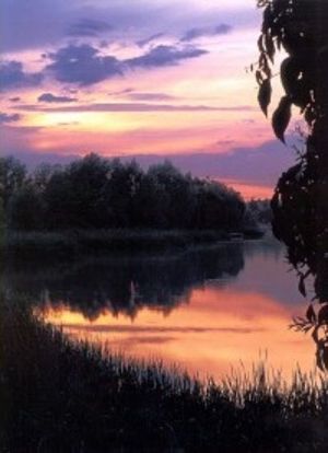 tramonto sul sile
